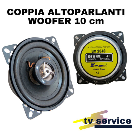Coppia altoparlanti auto - coppia, cm